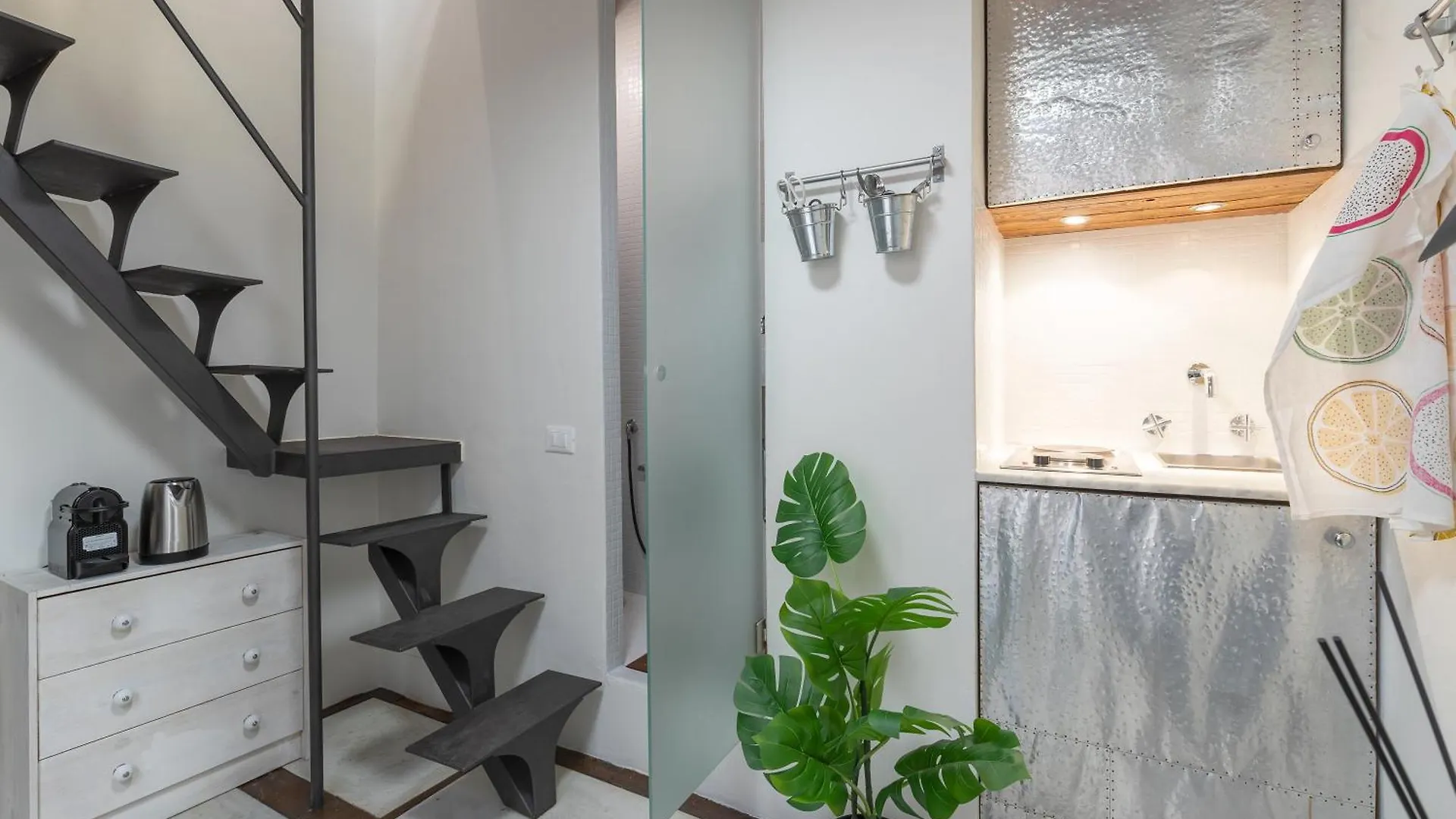 Apartmán Uffizi-Ponte Vecchio Mini Loft Con Affreschi Florencie 0*,  Itálie
